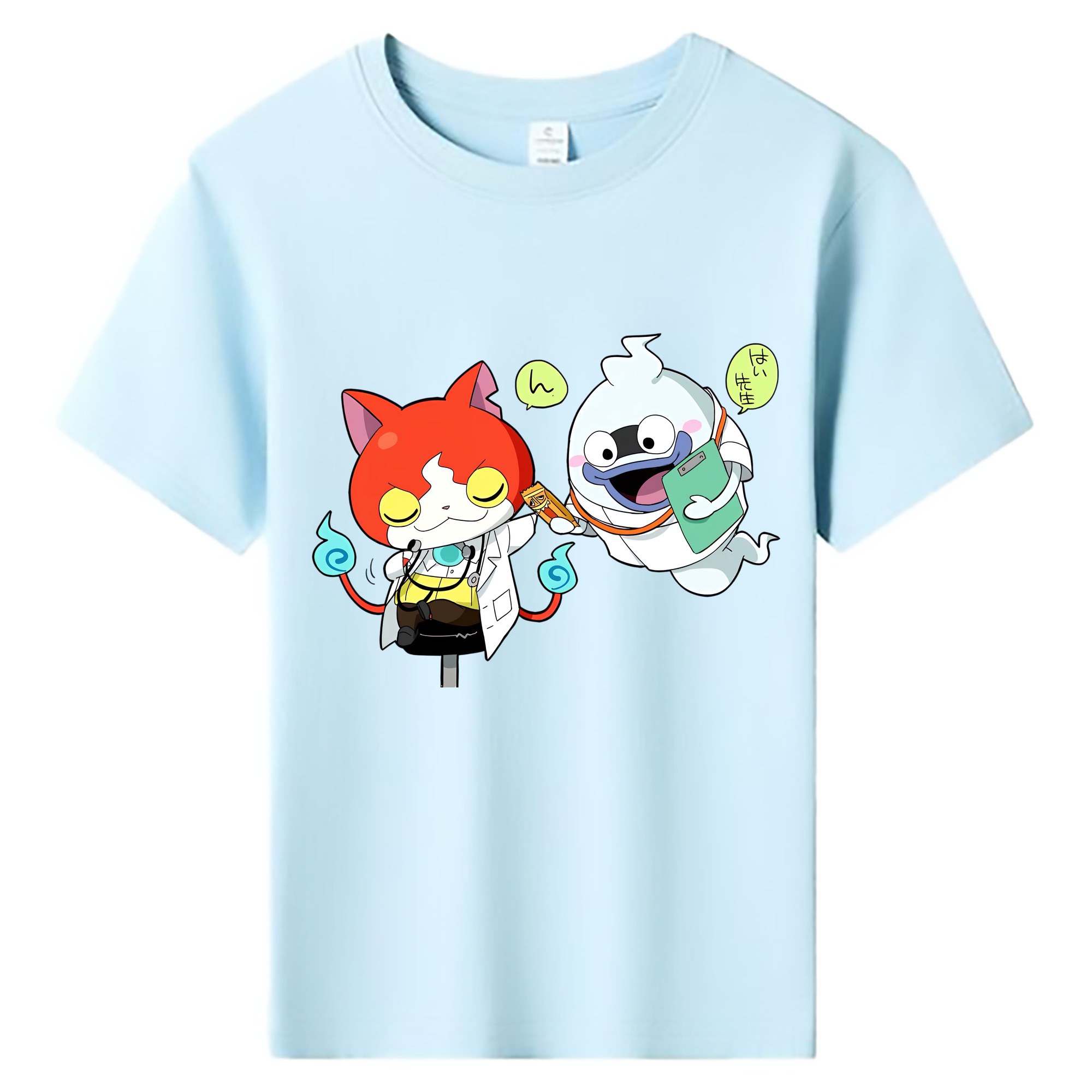 （画像用） 妖怪ウォッチ Yo-kai Watch 綿100％キッズTシャツ（フロントプリント）